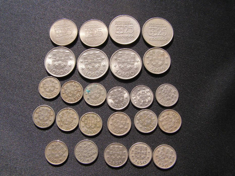 moedas correntes Escudos