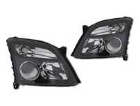 REFLEKTOR LAMPA LR SOCZEWKOWA BLACK TUNING OPC GTS OPEL VECTRA C SUGNUM