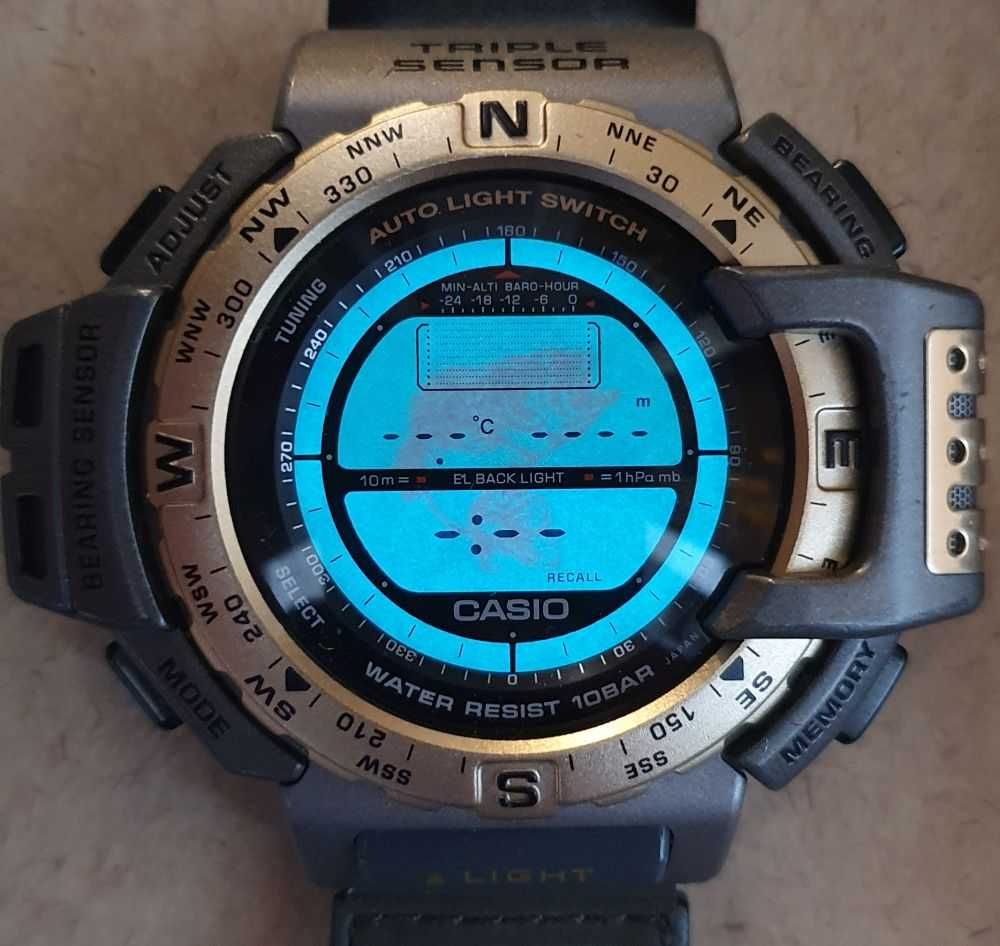 Zegarek Casio PRT-400 ProTrek barometr altimetr termometr kompas