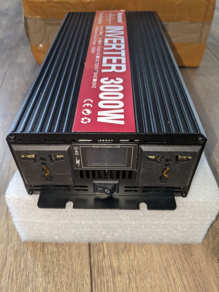 Інвертор RDDSPON чистий сінус 24V 220V 3000W