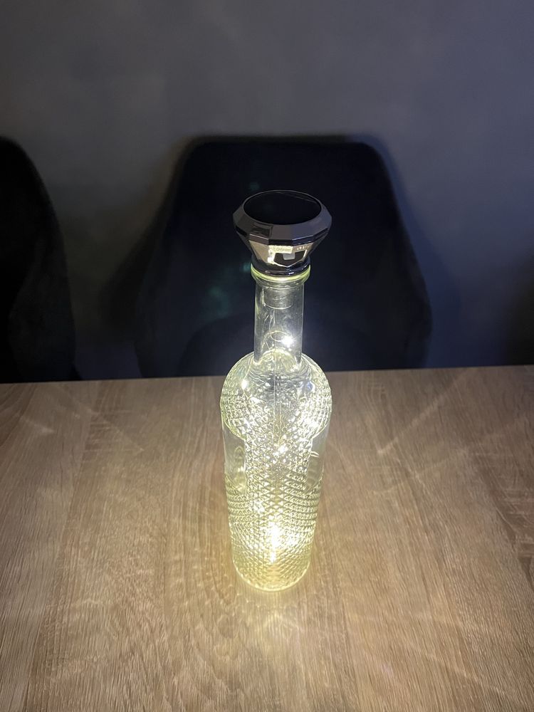 Butelka świecąca korek lampki solarne Ozdobna butelka Lampion
