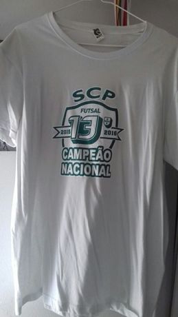 T-shirt do Sporting Campeão Nacional de Futsal
