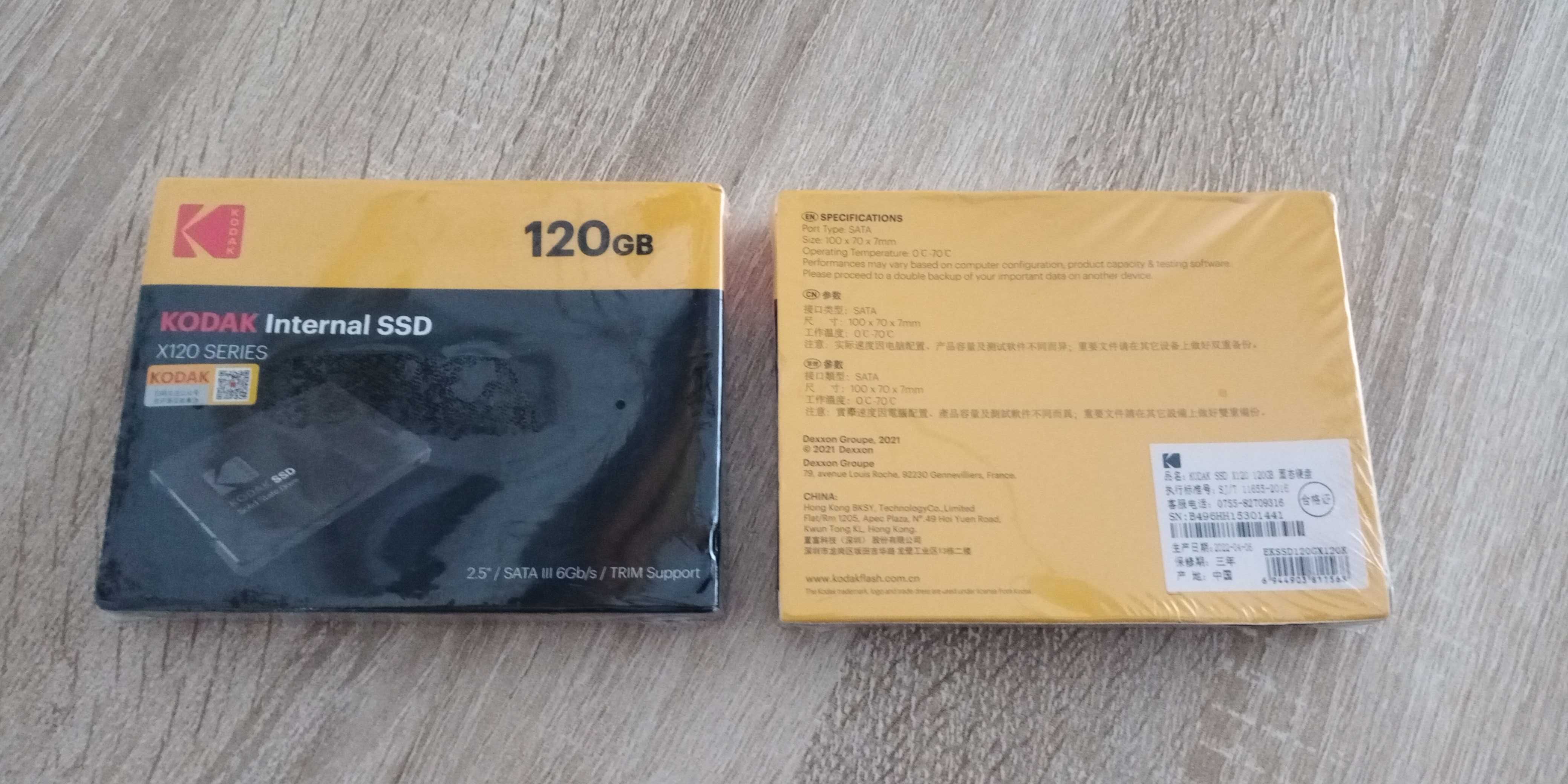 SSD Kodak 120 GB.