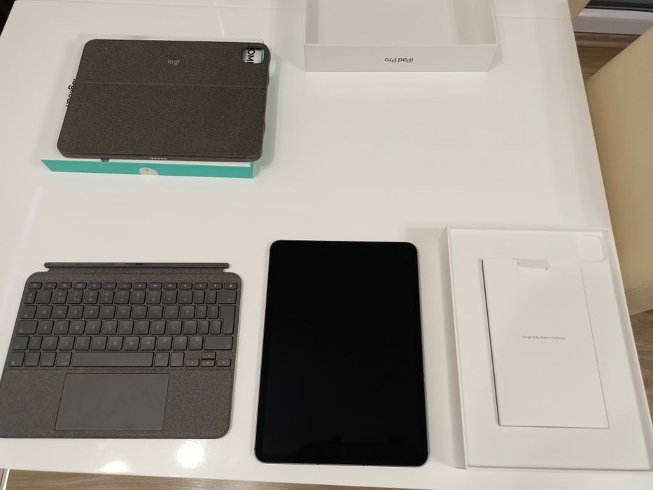 iPad 11 Pro 3gen 256GB Cellular+Wi- Fi Klawiatura Logitech combo touch