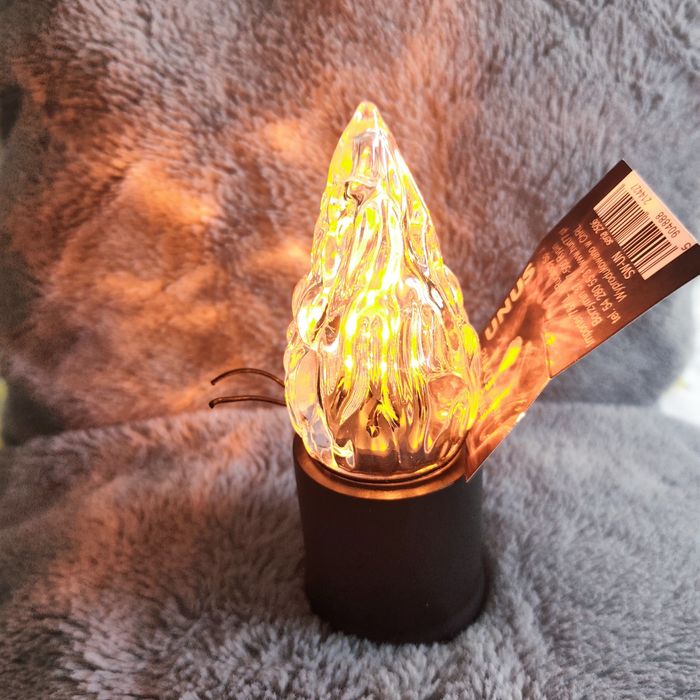 Świeca wieloledowa, płomień mieniący, Led