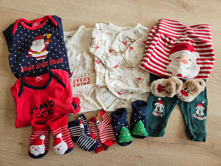 Niemowlęcy zestaw świąteczny r.62