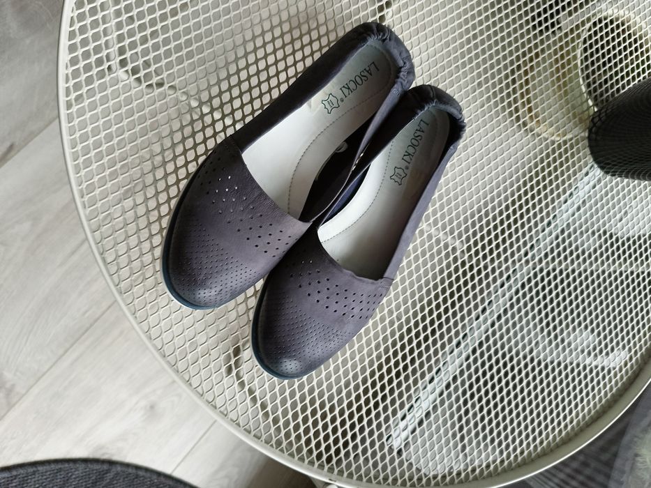 Buty damskie skórzane