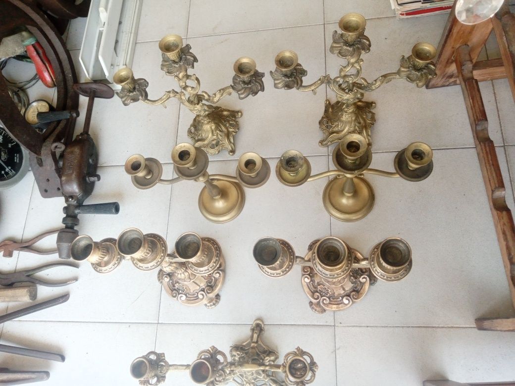 Castiçais / candelabros antigos