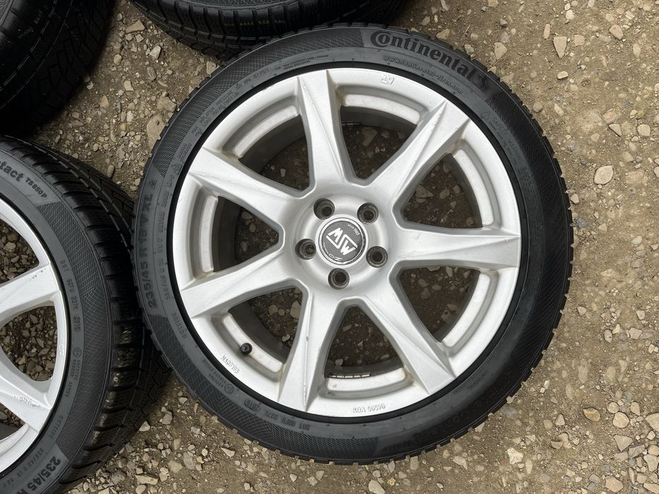 Колеса диски MSW з шинами Continental TS850P 235/45 R 18 5х112