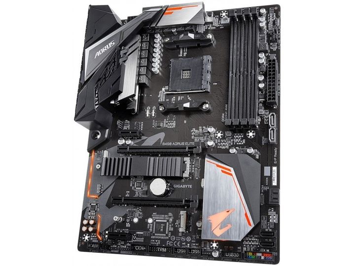 Материнська плата Gigabyte B450 AORUS ELITE V2 (sAM4, AMD B450)