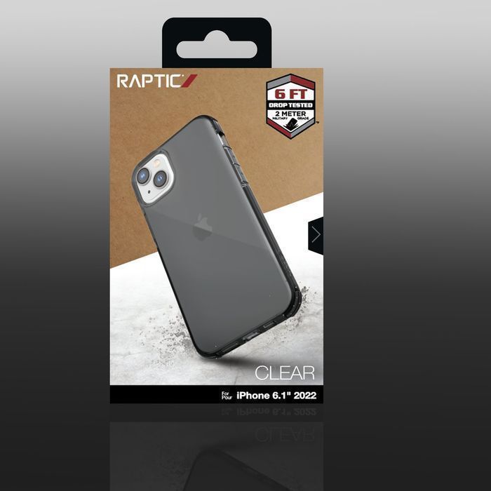 Raptic X-Doria Clear Case Etui Iphone 14 Pancerny Pokrowiec Szary