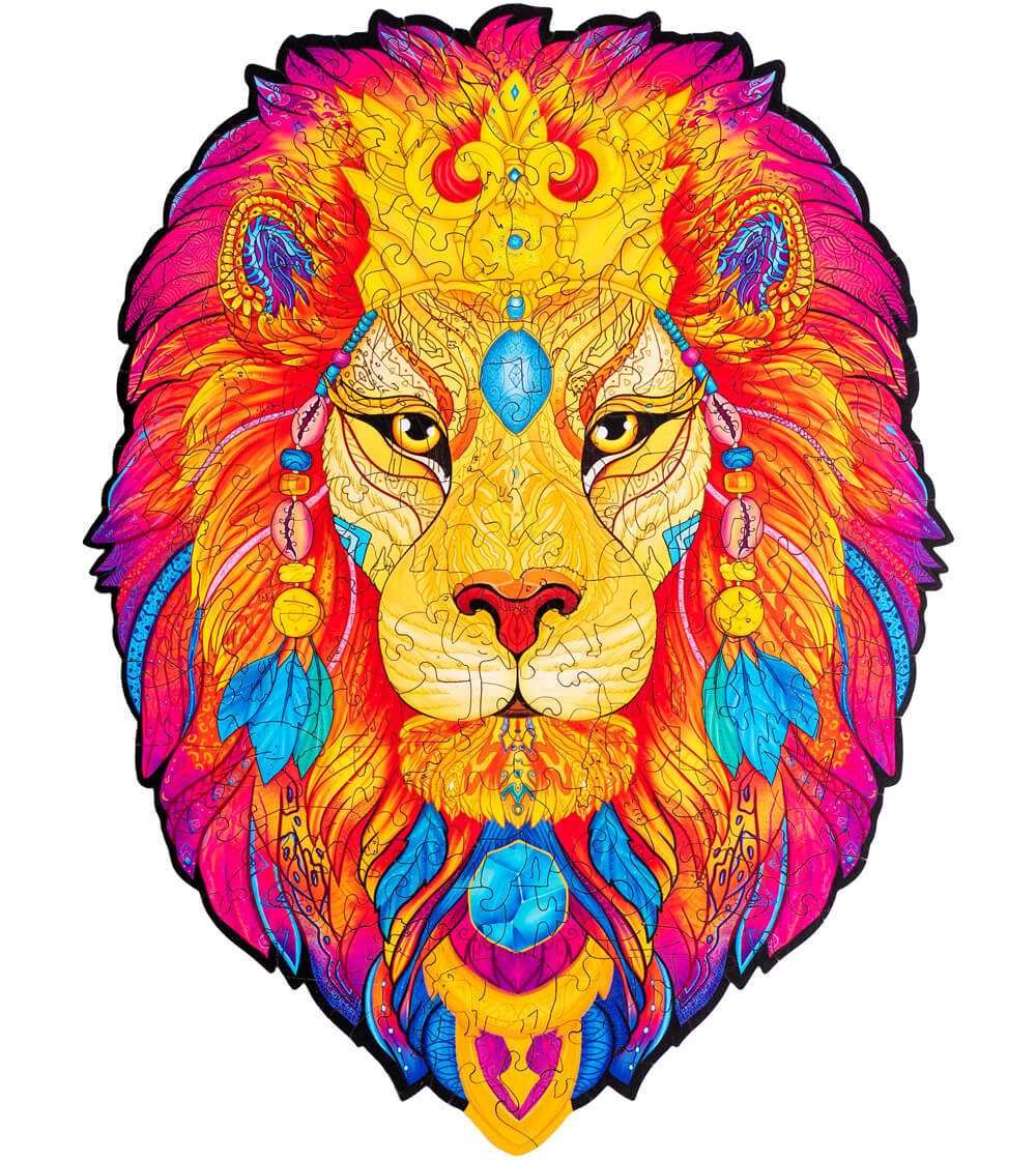 Woodlika Magic Wooden Puzzles - Legendary Lion - 160 pieces