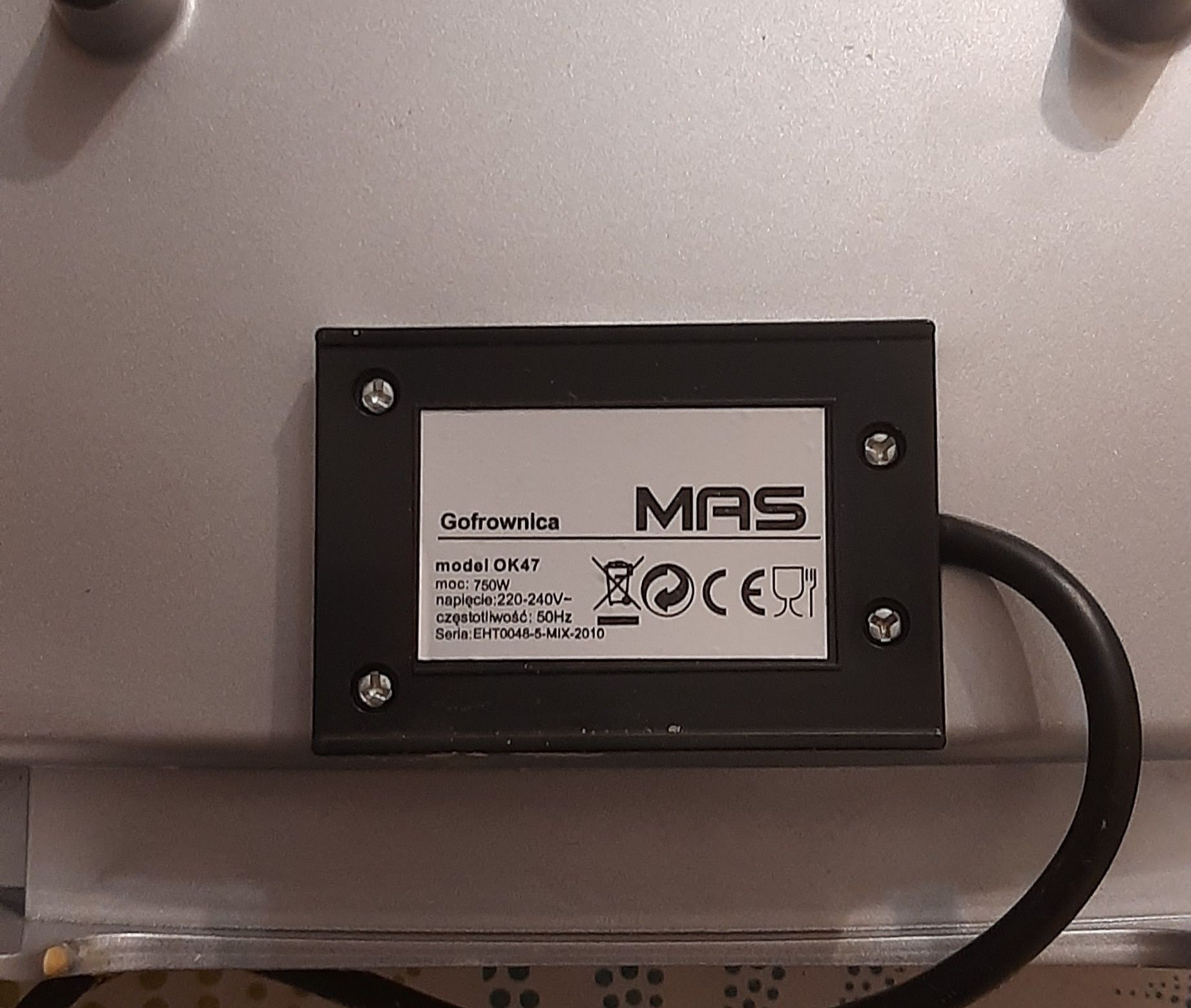 Gofrownica MAS model OK47
