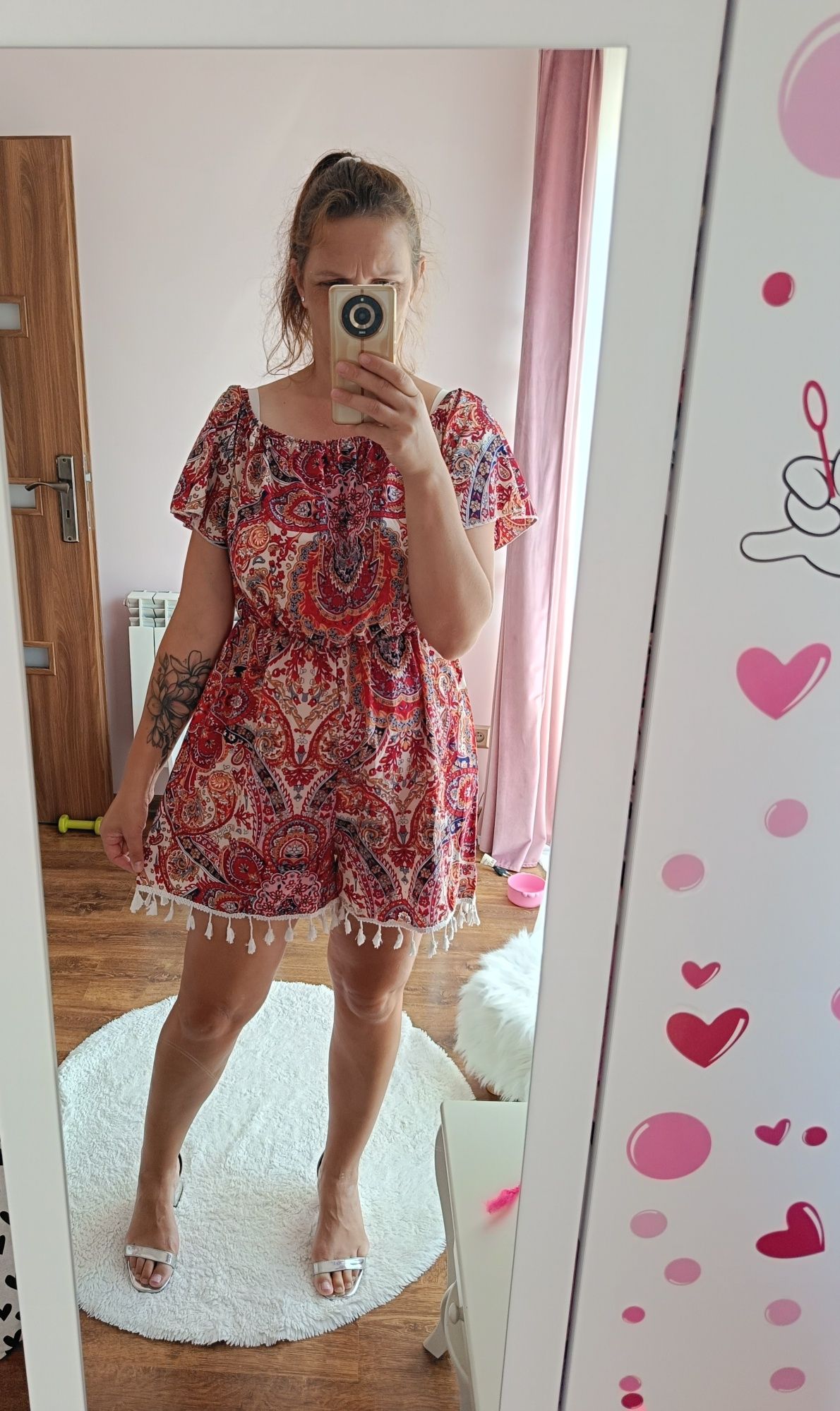 Kombinezon Boho wzorzysty