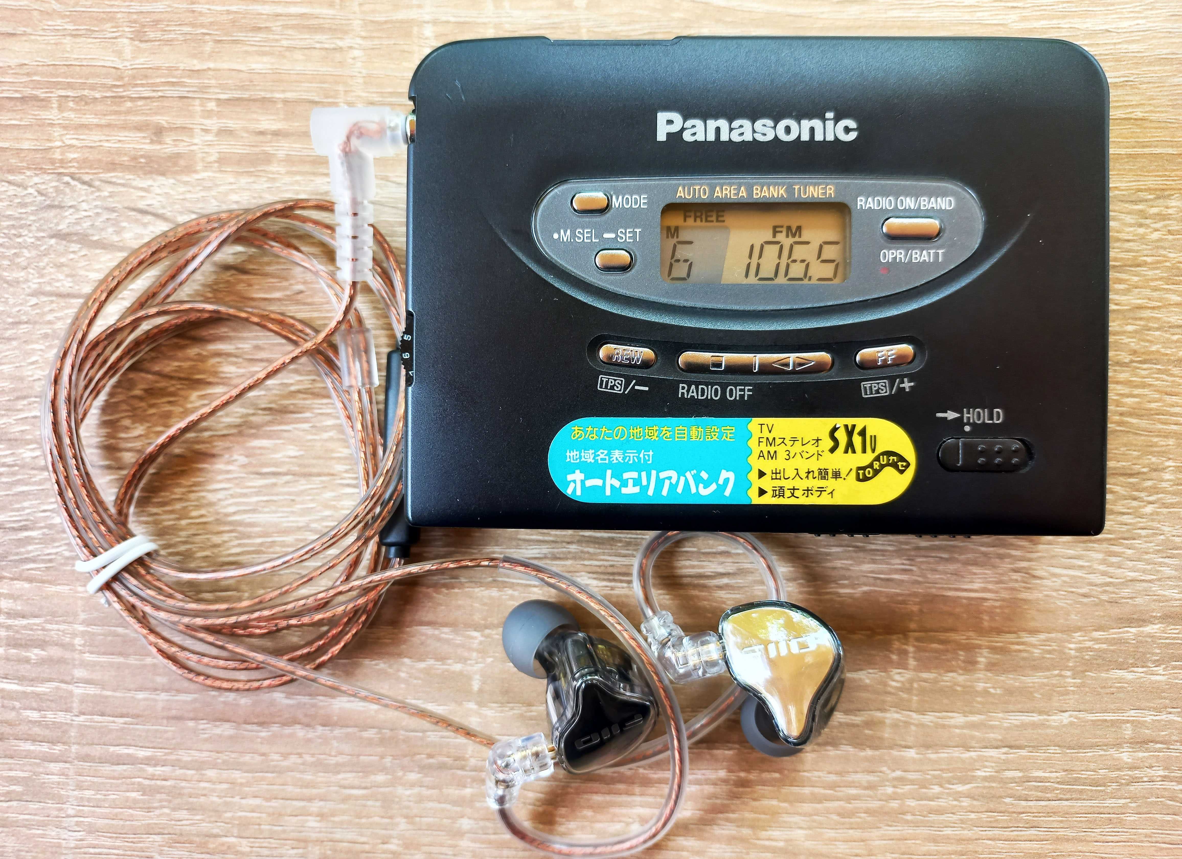 Касетний плеєр Panasonic RQ-SX 1V. Солідний та рідкісний японець