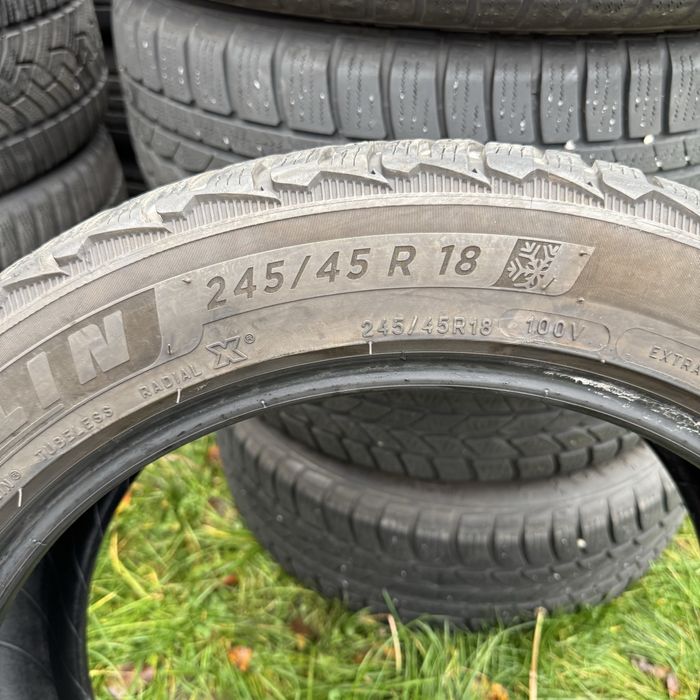 2 шт зимні 245/45/18 michelin pilot alpin 5