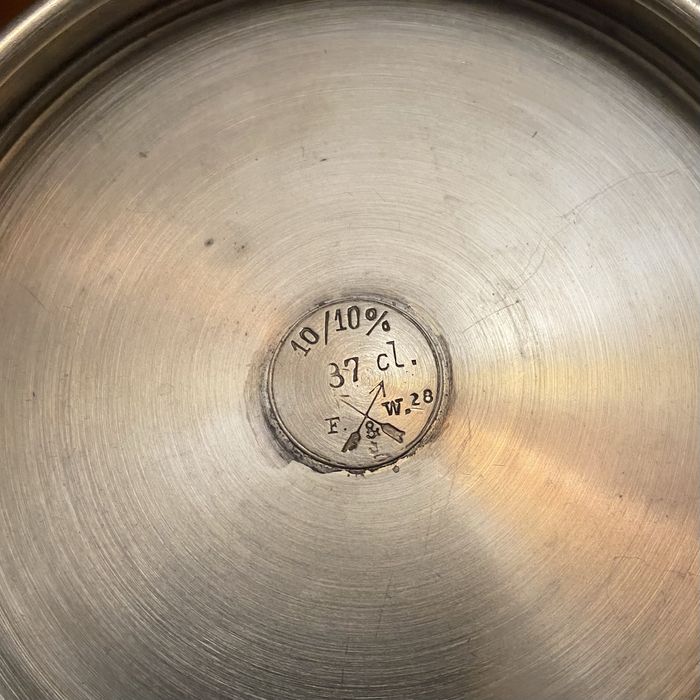 Zestaw do herbaty, sygnowany F&W Fleitmann Witte, kolekcjonerski