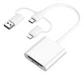 Czytnik Kart Sd Tf 2.0 Do Iphone'a Ipada Usb2.0 Złącze Usb-C Usb
