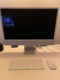 iMac 24 M1 8GB Ram 256GB srebrny 8 core CPU 8 core GPU