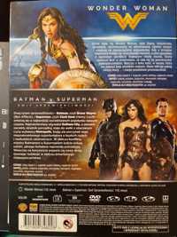 Pakiet 2 filmów DVD, wonder woman oraz batman v superman świt