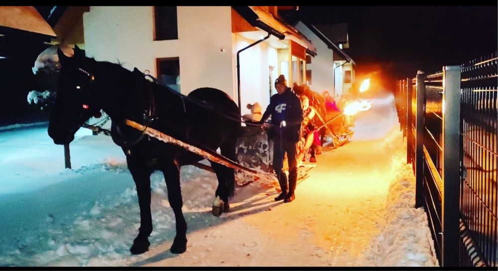Domek w górach  nad jeziorem Czorsztynskim Domki na sylwester