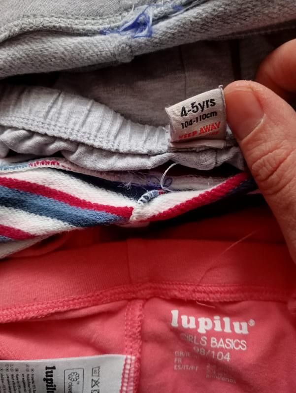 Legginsy dziewcz.4 szt 98-110 Lupilu,Tu