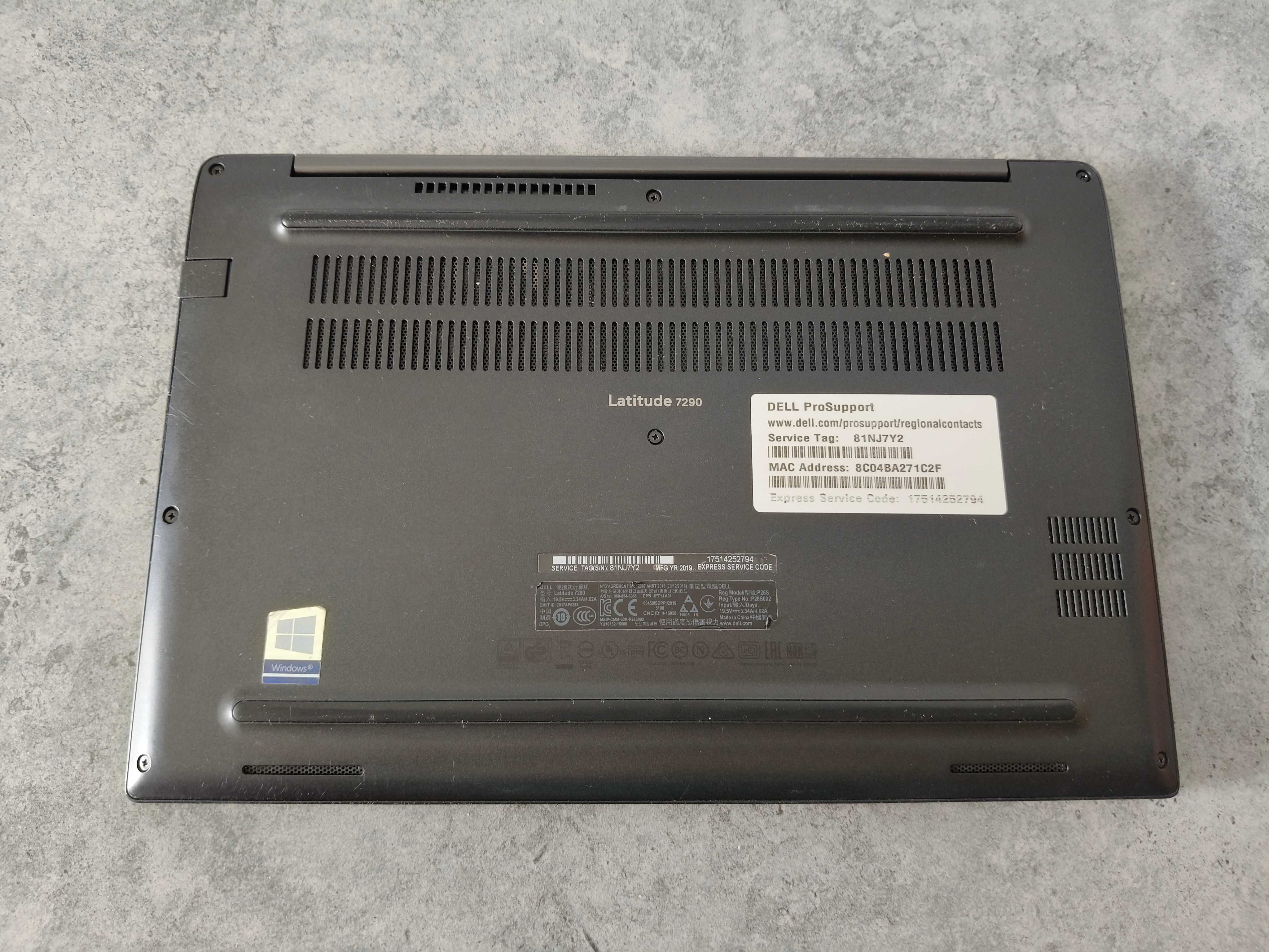 Dell 7290 i5-8250U 16GB 256GB SSD