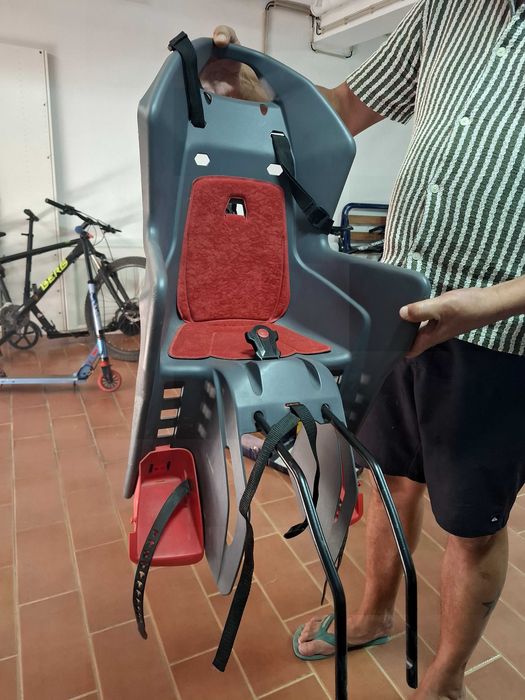 Cadeira de transporte para bicicleta