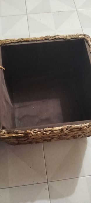 Puff quadrado arrumacao