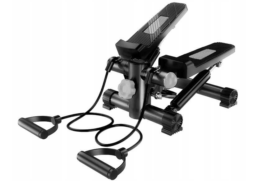 Тренажер степпер с эспандером и Led монитором Мини-степпер