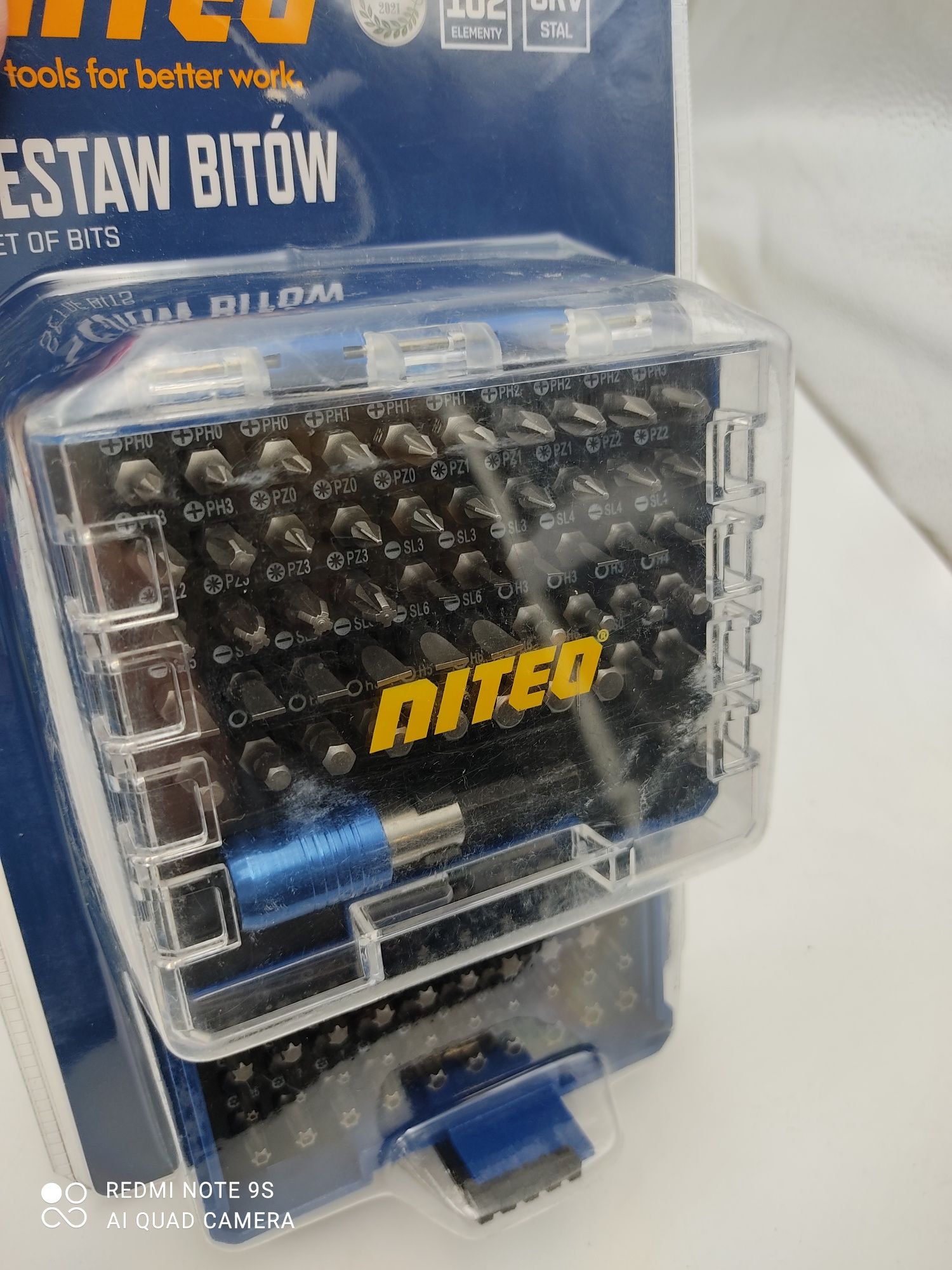 Zestaw bitów Niteo 102 elementów
