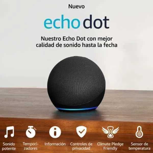 Alexa Echo Dot 5ª Geração Versão internacional coluna NOVO e SELADO