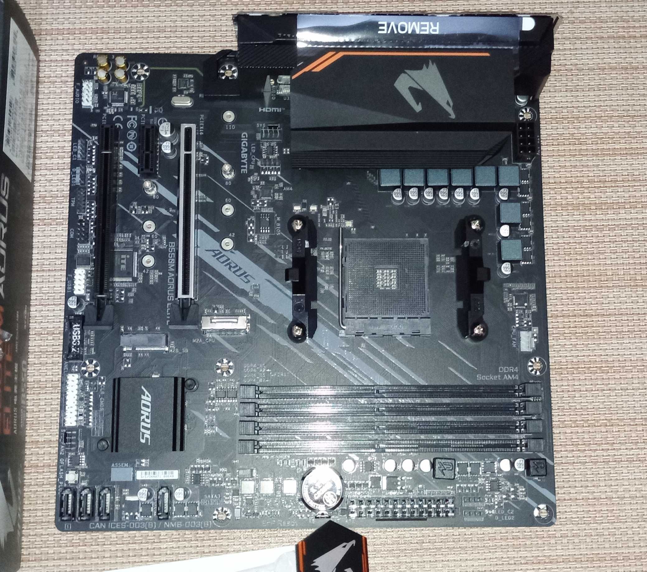 Gigabyte b550m Aorus Elite, AMD Ryzen 5 5600, 32Gb DDR4 комплект