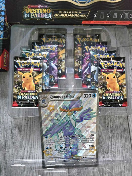 Kolekcja premium Quaquaval-ex rozszerzenia Scarlatto Violetto Pokemon