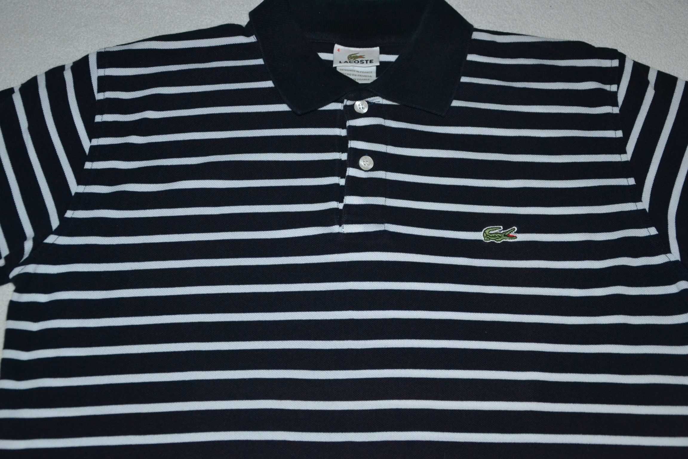 LACOSTE Koszulka Polo Męska Roz 4 Eur M Bawełna 100% Super Stan