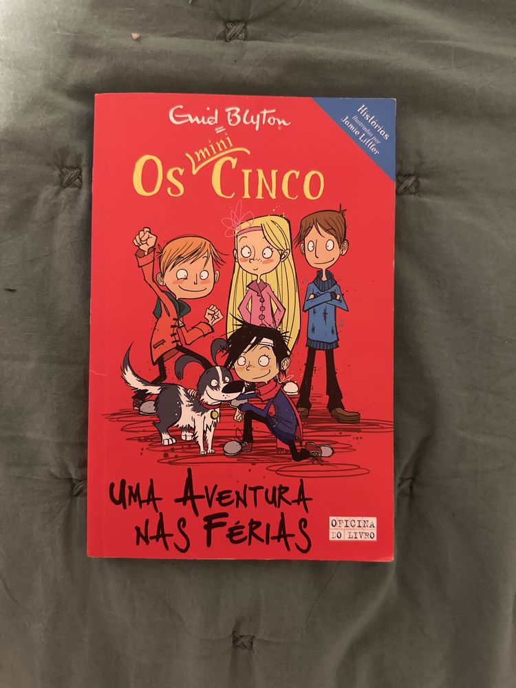 Livro infantio Os Mini cinco - Livro 1: Uma aventura nas ferias