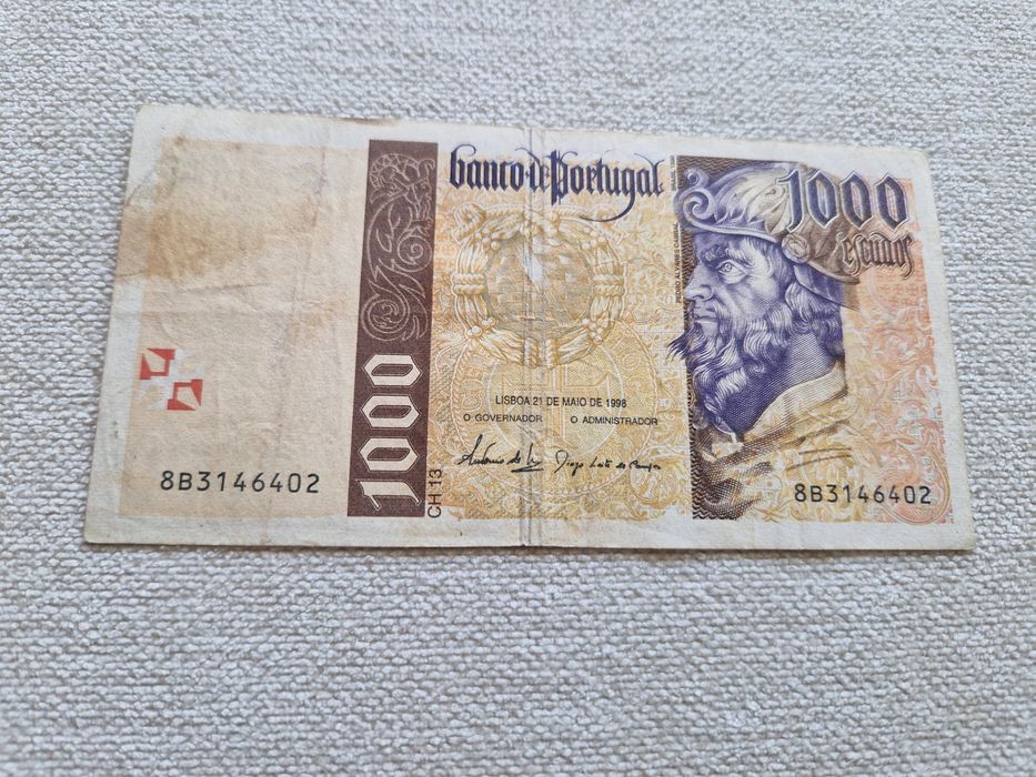 Nota de 1000 Escudos.