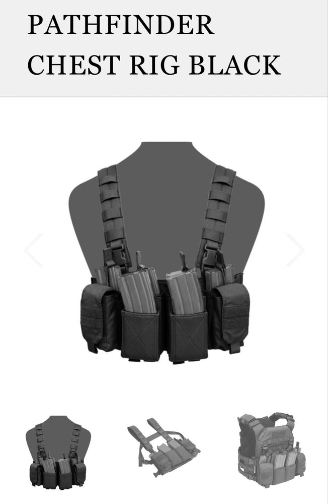 Нагрудник честріг Warrior Assault Pathfinder Chest Rig разгрузочный