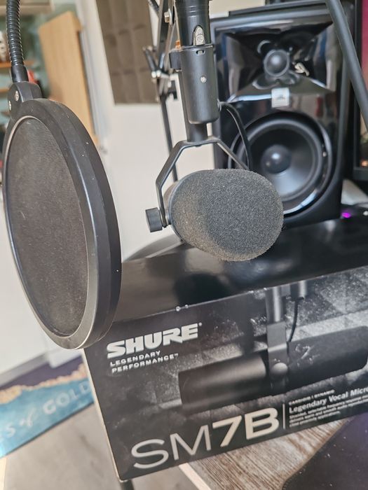 Microfone Shure SM7B, Como Novo
Ótimo para atuações vocais, gravaçõe