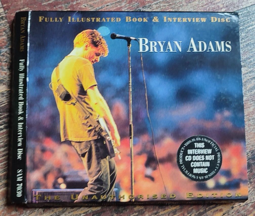 Bryan Adams wywiad na płycie z książeczka