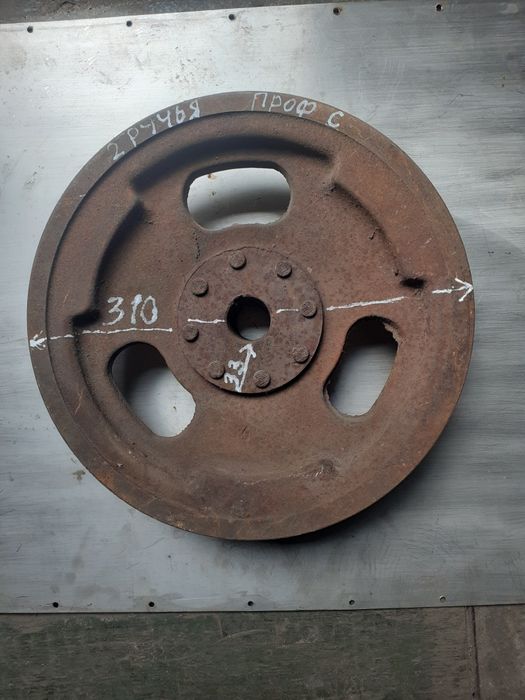 Шкив двухручейный профиль с.