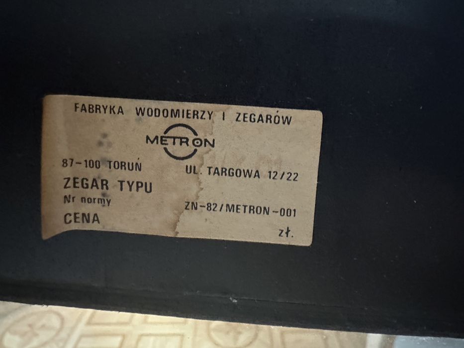 Zegar ścienny METRON Antyk jak nowy