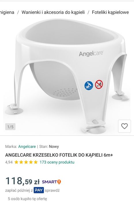 Krzesełko do kąpieli