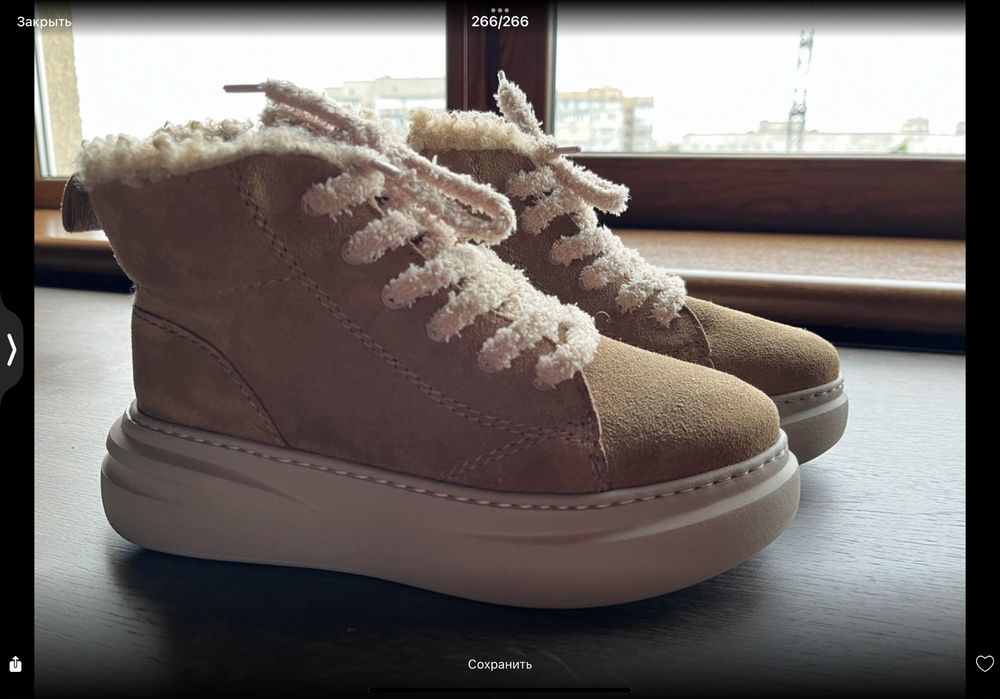 Крутезные женские зимние замшевые кроссовки ботинки угги