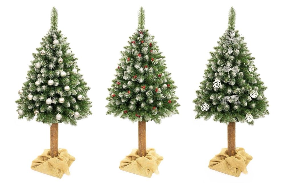 Sosna Diamentowa 200cm + Girlanda Ośnieżona 3m - na 2025 rok!!