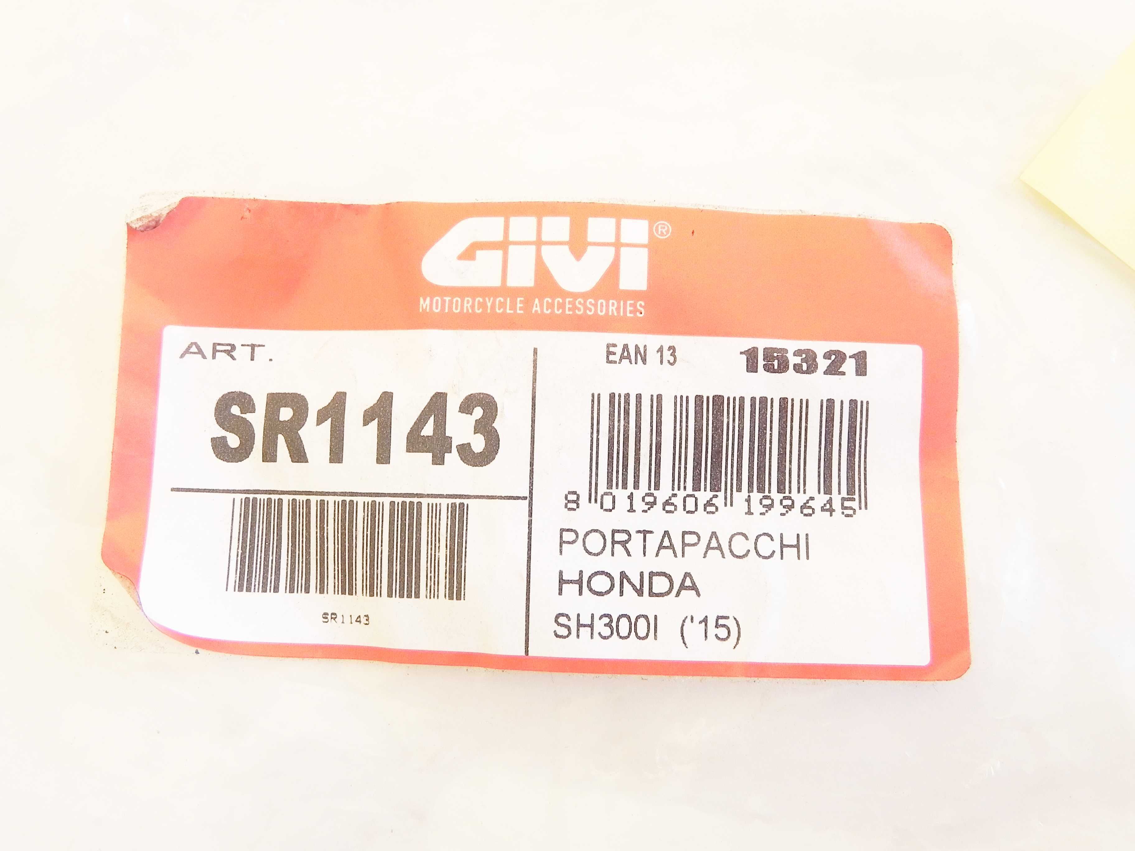 Stelaż GIVI SR1143 pod płytę kufer Honda SH 125/150/300 K