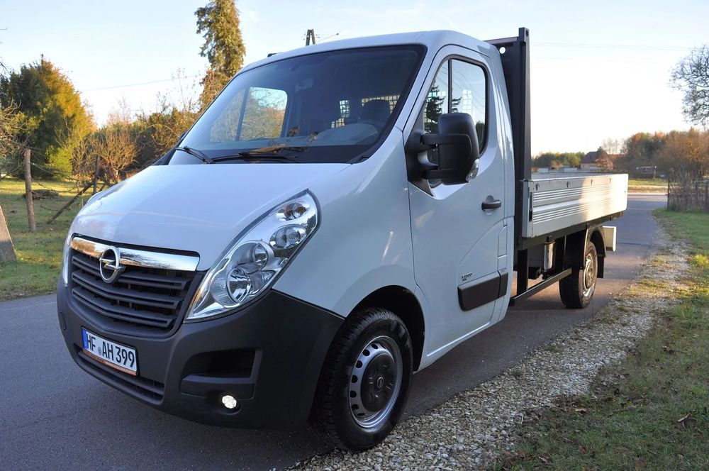 Opel MOVANO skrzynia paka 2.3 dCi  z Gwarancją ~ 125 koni ~ skrzynia 315cm ~ 16 cali ~ HAK ~ z Niemiec
