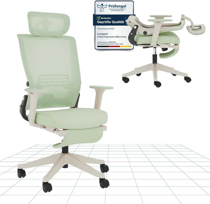 Nowe krzesło ergonomiczne / fotel biurowy / FlexiSpot BS5 !K425!