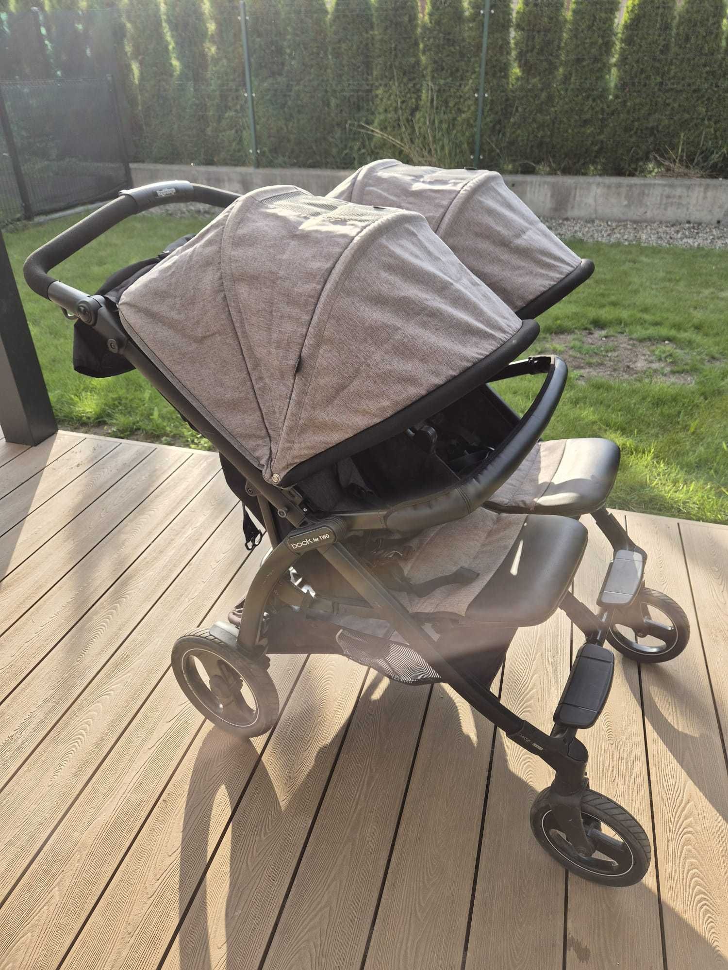 Wózek bliźniaczy Peg Perego Book for Two, rok po roku
