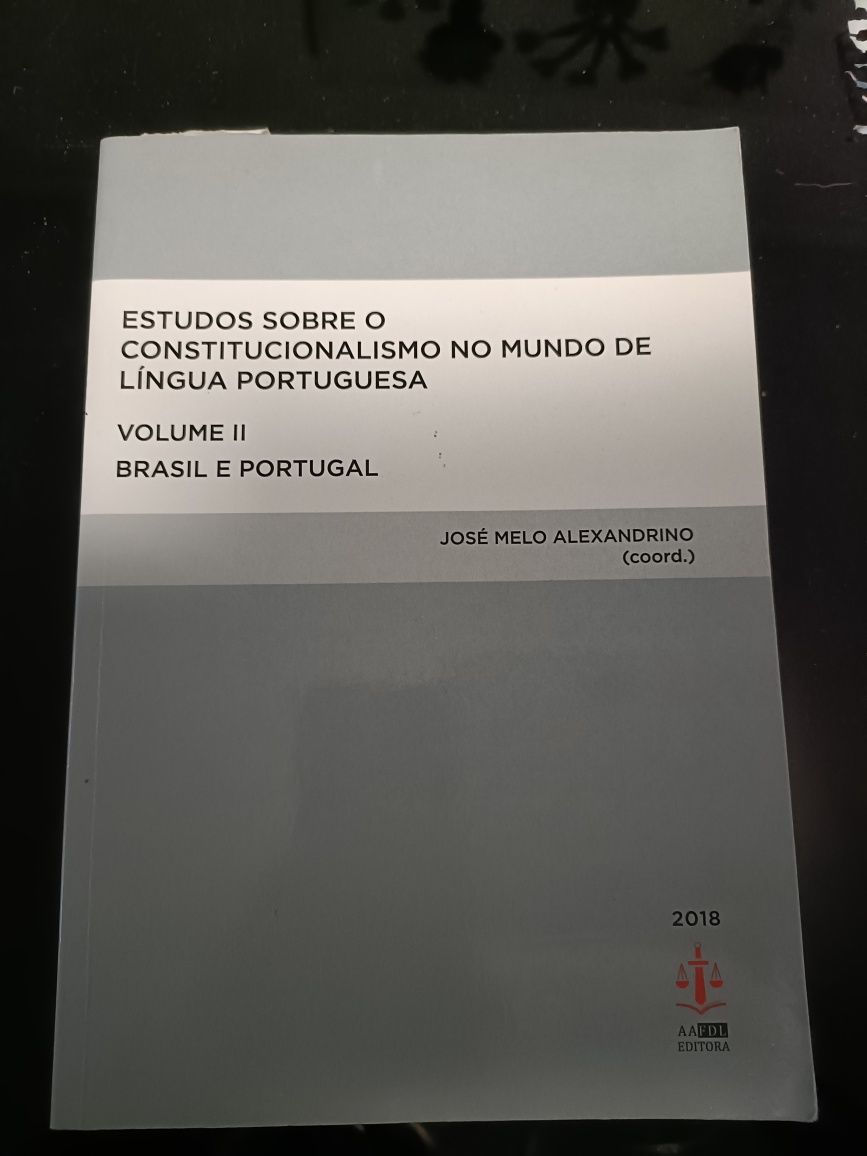 Livro estudos sobre constitucionalismo mundo língua portuguesa